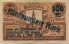 Gera - Stadt - 25.9.1922 - 8.11.1922 - 500 Mark 