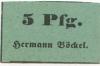 Gerbstedt - Böckel, Hermann - -- - 5 Pfennig 