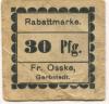 Gerbstedt - Osske, F. - -- - 30 Pfennig 
