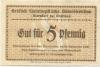 Giersdorf (heute: PL-Galazczyce) - Gräflich von Sierstorpffsche Güterdirektion - - 31.12.1922 - 5 Pfennig
