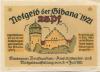 Gießen - Gießener Briefmarken-, Ansichtskarten- und Notgeldausstellung - 2.- 4.7.1921 - 25 Pfennig