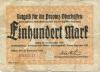 Gießen - Provinzialverwaltung Oberhessen - 30.9.1922 - Dezember 1922 - 100 Mark