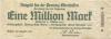 Gießen - Provinzialverwaltung Oberhessen - August 1923 - November 1923 - 1 Million Mark