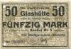 Glashütte - Stadt - -- - 50 Mark 