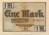 Glashütte - Stadt - 1.8.1921 - 1 Mark 