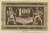 Glatz (heute: PL-Klodzko) - Stadt-Sparkasse - 6.10.1921 - 100 Pfennig 