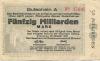 Glauchau - Amtshauptmannschaft - 29.10.1923 - 50 Milliarden Mark 