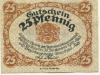Glauchau - Amtshauptmannschaft - 1918 - 31.12.1919 - 25 Pfennig 