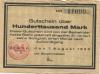 Glehn (heute: Korschenbroich) - Gemeinde - 1.8.1923 - 100000 Mark 