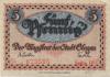 Glogau (heute: PL-Glogow) - Stadt - - 31.12.1920 - 5 Pfennig 