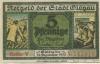 Glogau (heute: PL-Glogow) - Stadt - - 31.12.1920 - 5 Pfennig 