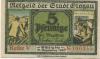 Glogau (heute: PL-Glogow) - Stadt - - 31.12.1920 - 5 Pfennig 
