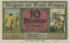 Glogau (heute: PL-Glogow) - Stadt - - 31.12.1920 - 10 Pfennig 
