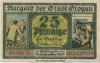 Glogau (heute: PL-Glogow) - Stadt - - 31.12.1920 - 25 Pfennig