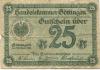 Göttingen - Handelskammer - 26.4.1917 - 25 Pfennig 