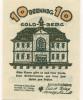 Goldberg - Stadt - - 31.5.1922 - 10 Pfennig 