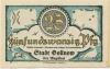 Gollnow (heute: PL-Goleniow) - Stadt - 31.1.1921 - 25 Pfennig 