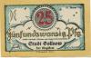 Gollnow (heute: PL-Goleniow) - Stadt - 31.1.1921 - 25 Pfennig 