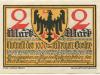 Goslar - Stadt - 2.7.1922 - 31.12.1922 - 2 Mark 