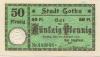 Gotha - Stadt - 2.-4.7.1921 - 50 Pfennig 