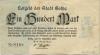 Gotha - Stadt - 30.9.1922 - 100 Mark 