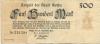 Gotha - Stadt - 30.9.1922 - 500 Mark 