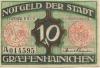 Gräfenhainichen - Stadt - 1921 - 31.5.1921 - 10 Pfennig 