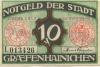 Gräfenhainichen - Stadt - 1921 - 31.5.1921 - 10 Pfennig 