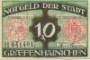 Gräfenhainichen - Stadt - 1921 - 31.5.1921 - 10 Pfennig 