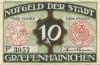 Gräfenhainichen - Stadt - 1921 - 10 Pfennig 