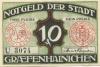 Gräfenhainichen - Stadt - 1921 - 10 Pfennig 