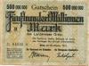 Greiz - Kreis - 15.10.1923 - 500 Millionen Mark 