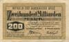 Greiz - Kreis - 7.11.1923 - 200 Milliarden Mark 
