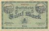 Greiz - Stadt - 1.11.1918 - 5 Mark 