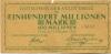 Greiz - Stadt - 1.10.1923 - 100 Millionen Mark 