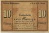 Greiz - Greizer Bankverein eGmbH - 1.1.1917 - 10 Pfennig 