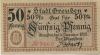 Greußen - Stadt - 4.12.1918 - 50 Pfennig 