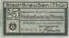 Greußen - Stadt - 1.12.1920 - 25 Pfennig 