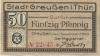 Greußen - Stadt - 1.12.1920 - 50 Pfennig 