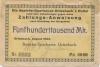 Griesbach - Bezirks-Sparkasse - August 1923 - 500000 Mark 