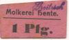 Groitzsch - Hente, Molkerei - -- - 1 Pfennig 