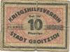 Groitzsch - Kriegshilfsverein - -- - 10 Pfennig 