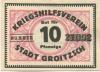 Groitzsch - Kriegshilfsverein - -- - 10 Pfennig 