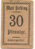 Groitzsch - Liebing, E. Max. Bäckermeister - -- - 30 Pfennig 