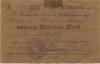 Großhartmannsdorf - Sparkasse - 17.8.1923 - 20 Millionen Mark 