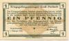 Groß-Poritsch (heute: PL-Bogatynia) - Kriegsgefangenenlager - 1.2.1916 - 1 Pfennig