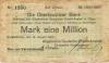 Großschönau - Allgemeine Deutsche Credit-Anstalt, Zweigstelle Großschönau - 15.8.1923 - 1 Million Mark