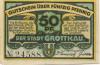 Grottkau (heute: PL-Grodkow) - Stadt - -- - 50 Pfennig 