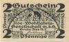 Grube Ilse (heute: Großräschen) - Ilse-Wohlfahrtsgesellschaft mbH - -- - 2 Pfennig