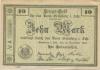 Grünberg (heute: PL-Zielona Gora) - Kreis - 14.11.1918 - 31.3.1919 - 10 Mark